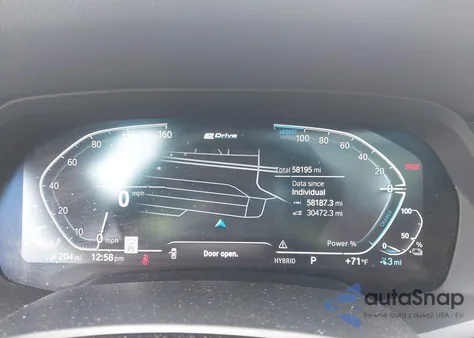 2022 BMW X5 Phev xDrive45E from USA, damaged, VIN 5UXTA6C07N9M99521